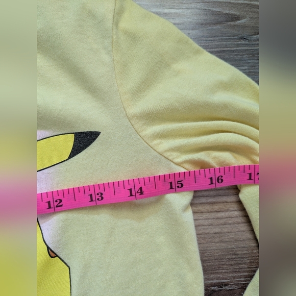 Pokemon Long Sleeve Yellow Graphic Character Tee Youth Large 10-12 - Picture 5 of 7